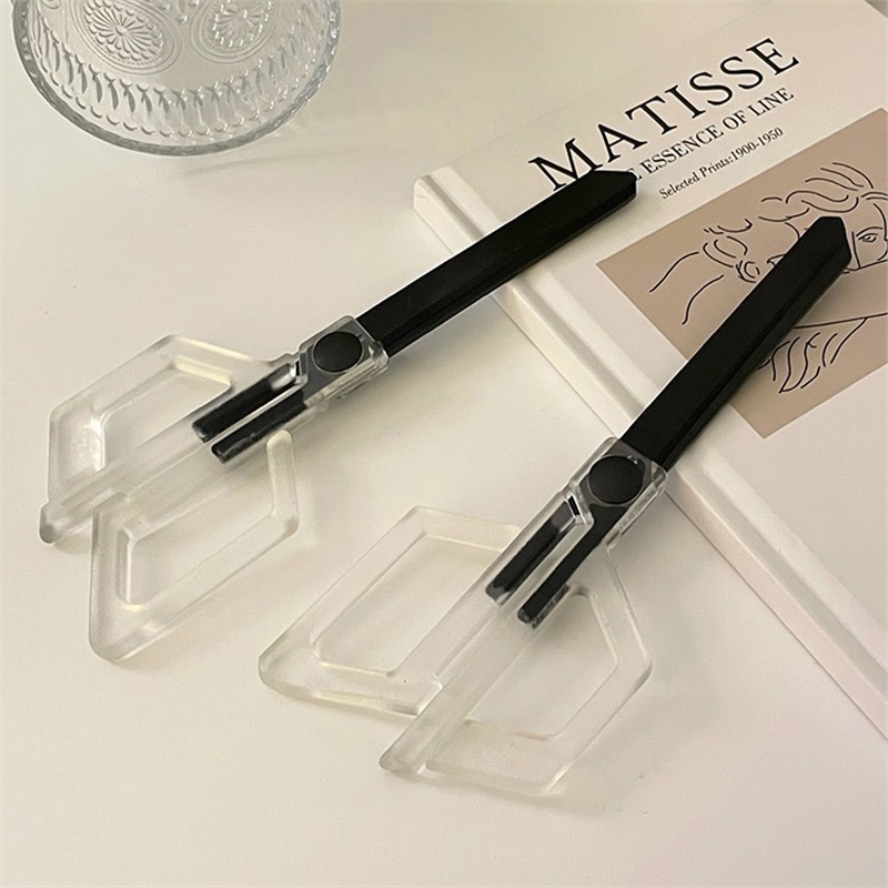 

Pinky Row - Clear Aesthetic Scissors - Gunting Kertas - Gunting Premium Clear