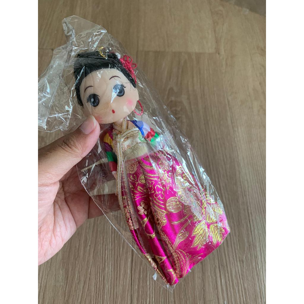 GANTUNGAN KUNCI & HP BONEKA HANBOK SOUVENIR KOREA ASLI