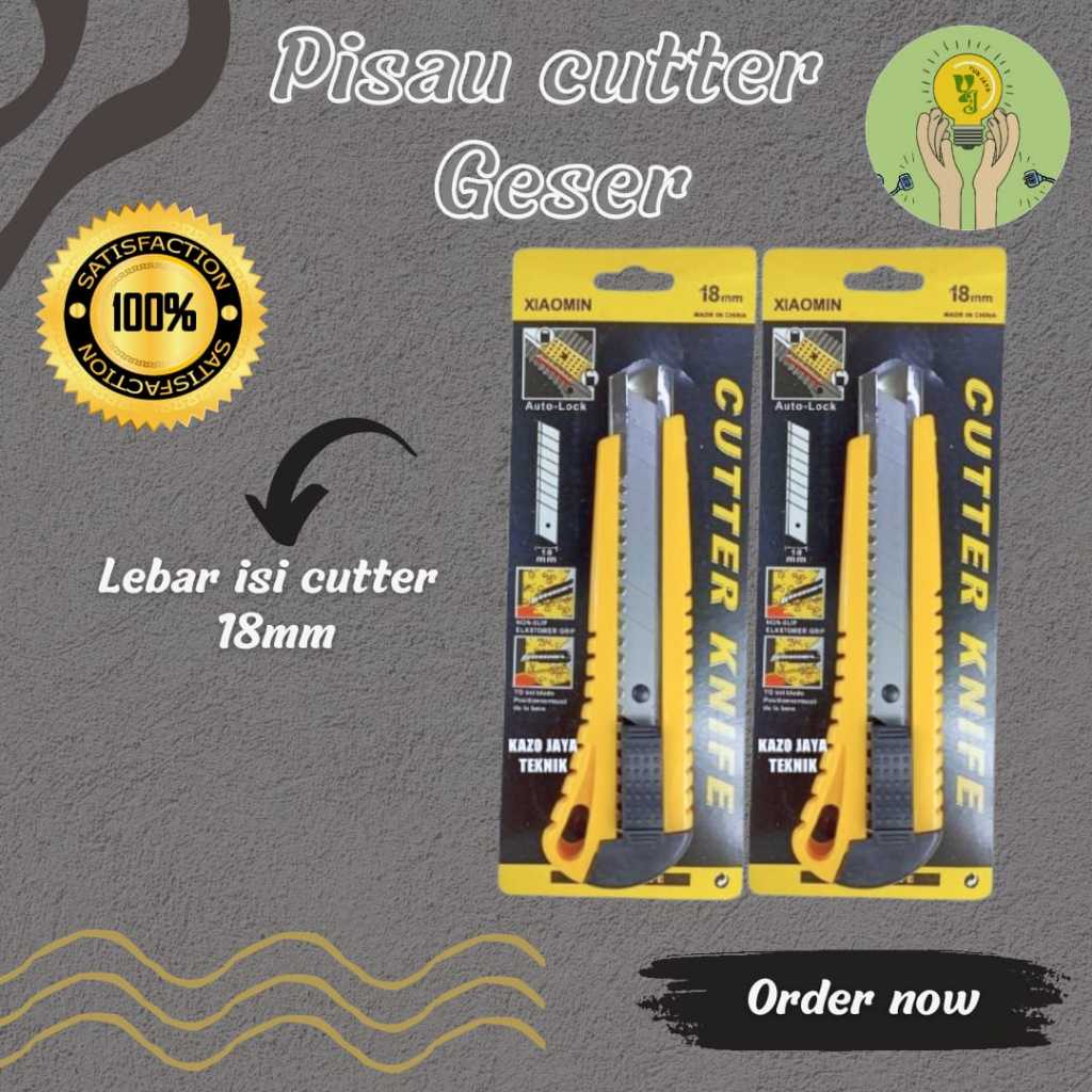 

PISAU CUTTER GESER 18MM