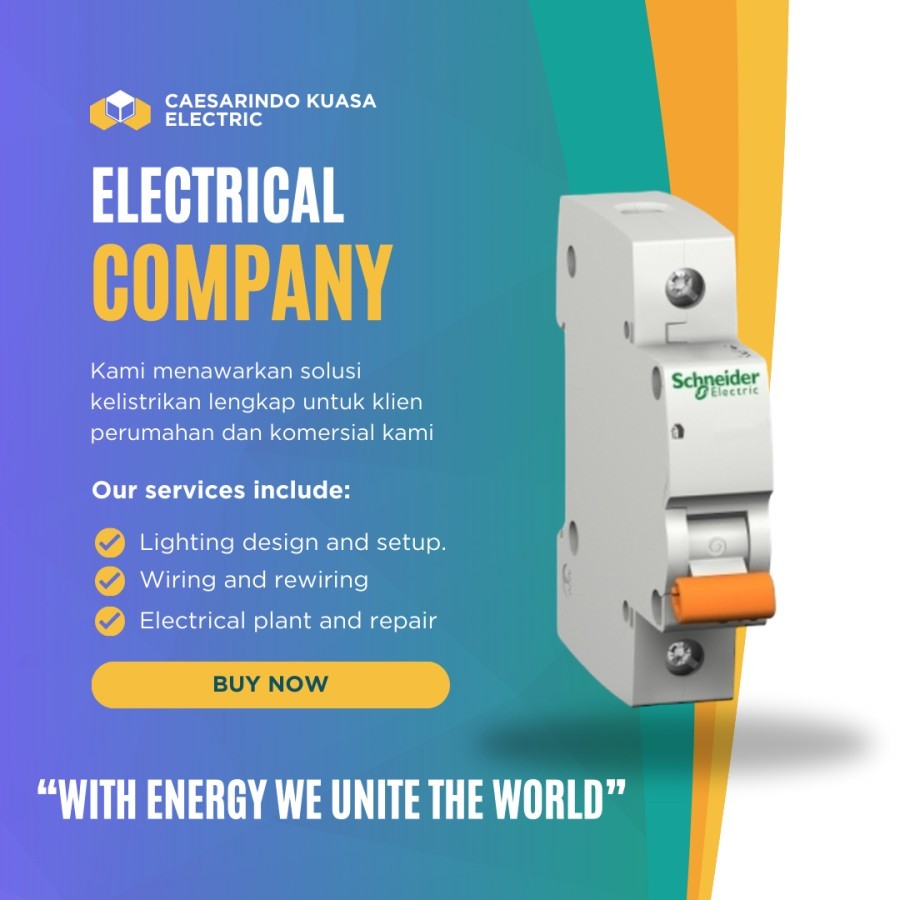 MCB 50A 1P SCHNEIDER DOMAE DOM11335SNI 50AMPER 1PAS 50AMPERE 1PHASE 1POLE SNEIDER ELECTRIC LISTRIK A