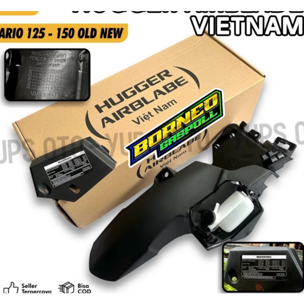HUGGER Spakbor kolong Vario 125 AIRBLADE HUGGER VARIO 150New hugger beat pcx150 Airblade Motorcycle 