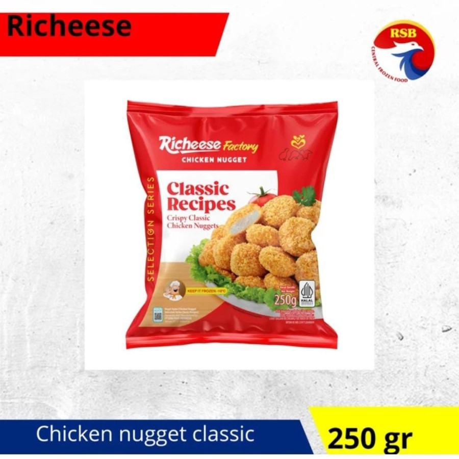 

Richeese chicken nugget classic 250 gr