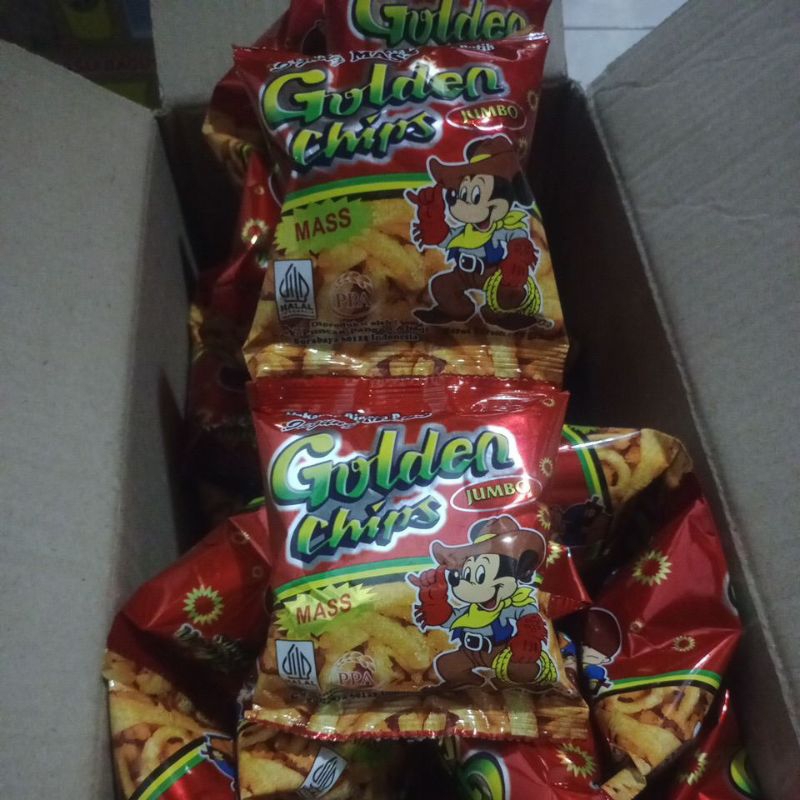 

goldenchip snak jadul 1renteng 10pcs