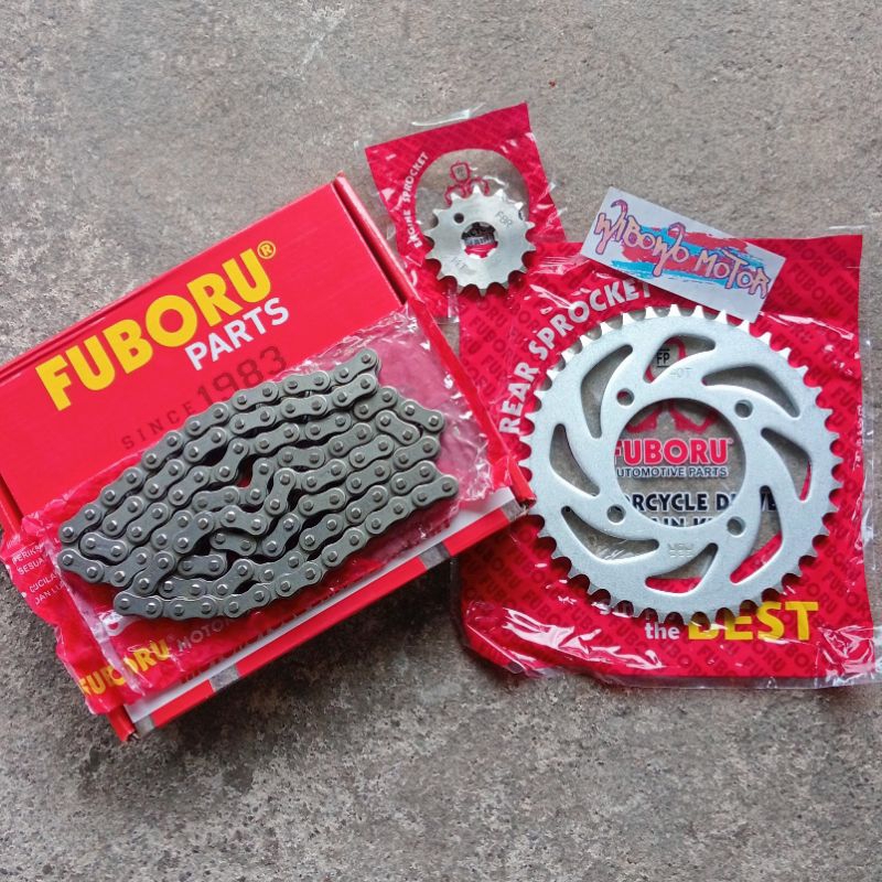 GEAR GIR SET KOMPLIT YAMAHA JUPITER Z115 2010 MERK FUBORU