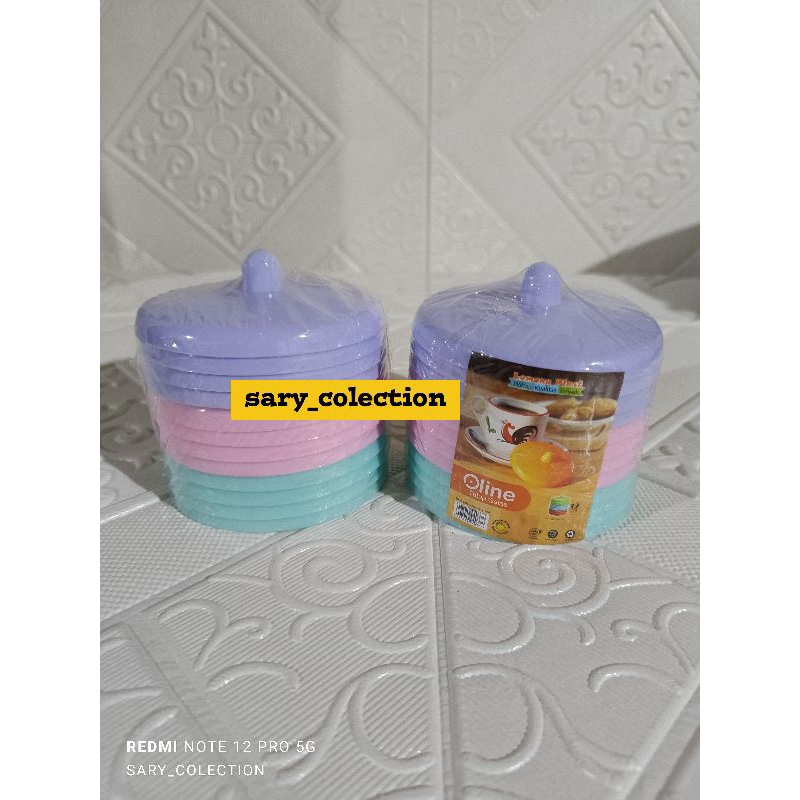 1 Lusin Tutup Gelas OLINE Lemony Plast