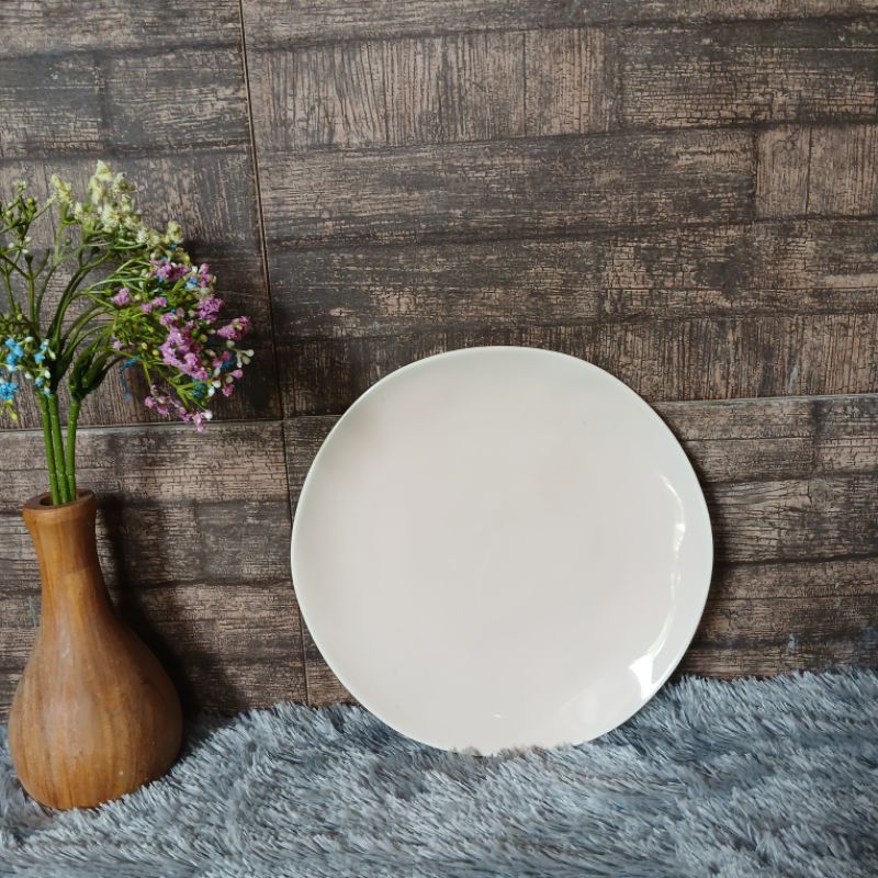 Piring Saji Keramik/Piring Besar Premium/Piring Aesthetic/