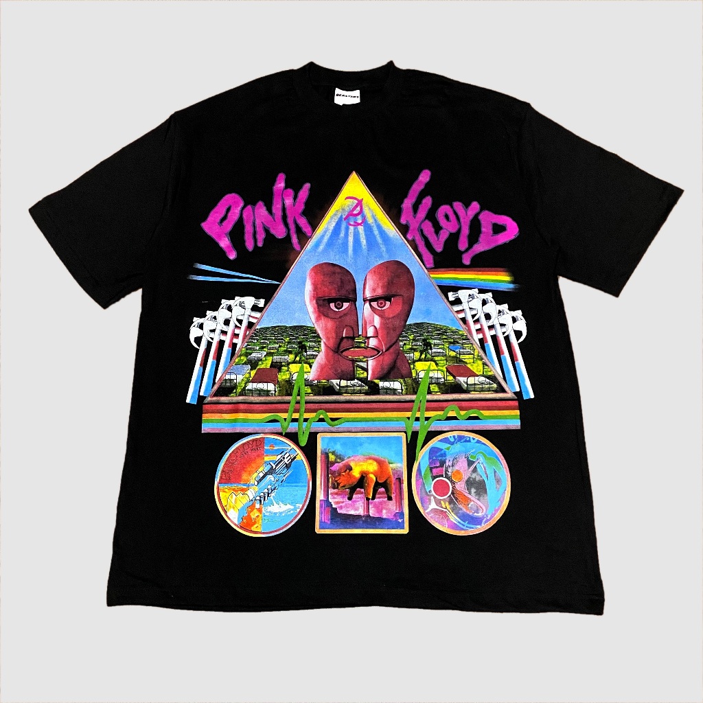 Ready Stock - Tshirt Oversize Bea$ters Pink Floyd Tour 1994
