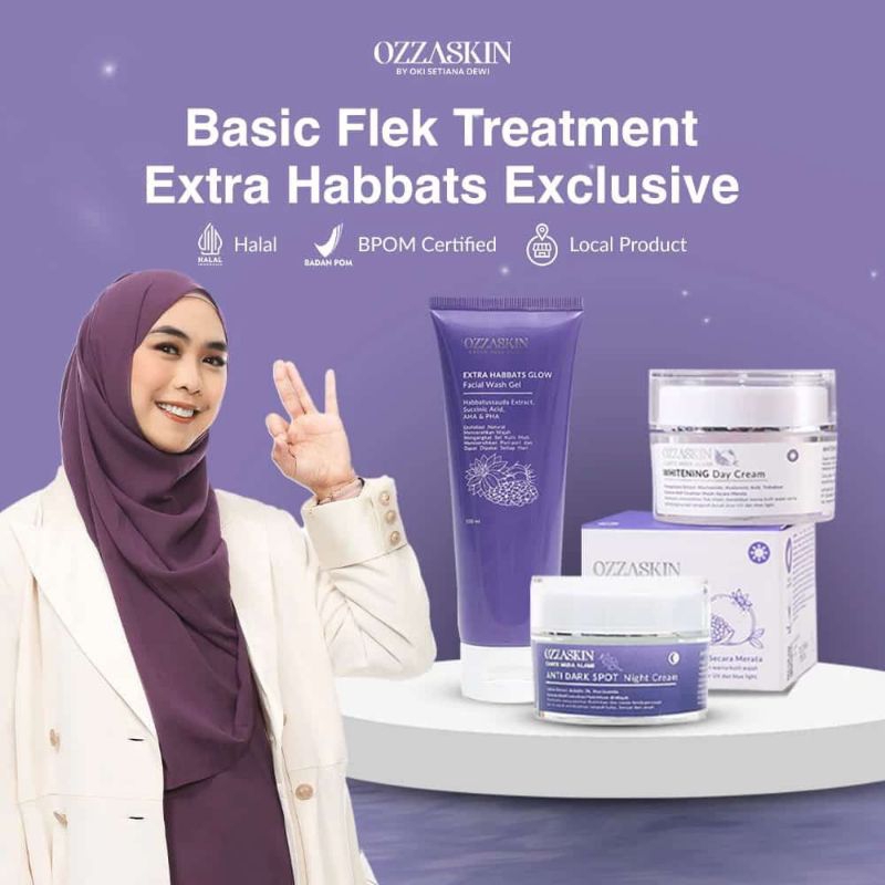 OZZASKIN BY OKI SETIANA DEWI PAKET SKINCARE WHITENING
