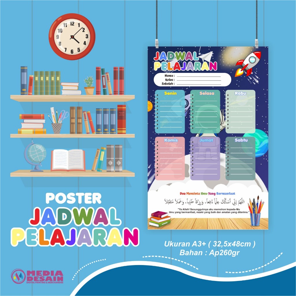 

Jadwal Pelajaran anak custom