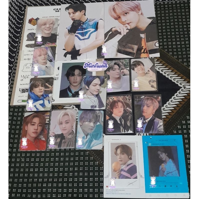 Official Photocard NCT Dream Haechan Starry Daydream Natrep Mark Yzy Candy Jisung Renjun Chenle ISTJ