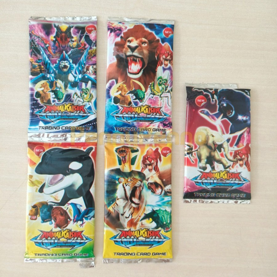 Kartu Foil Trading Card Game Pokemon, Sanrio, Mixue Frozen, Princess, Animal Kaiser, Boba (1 Pack)