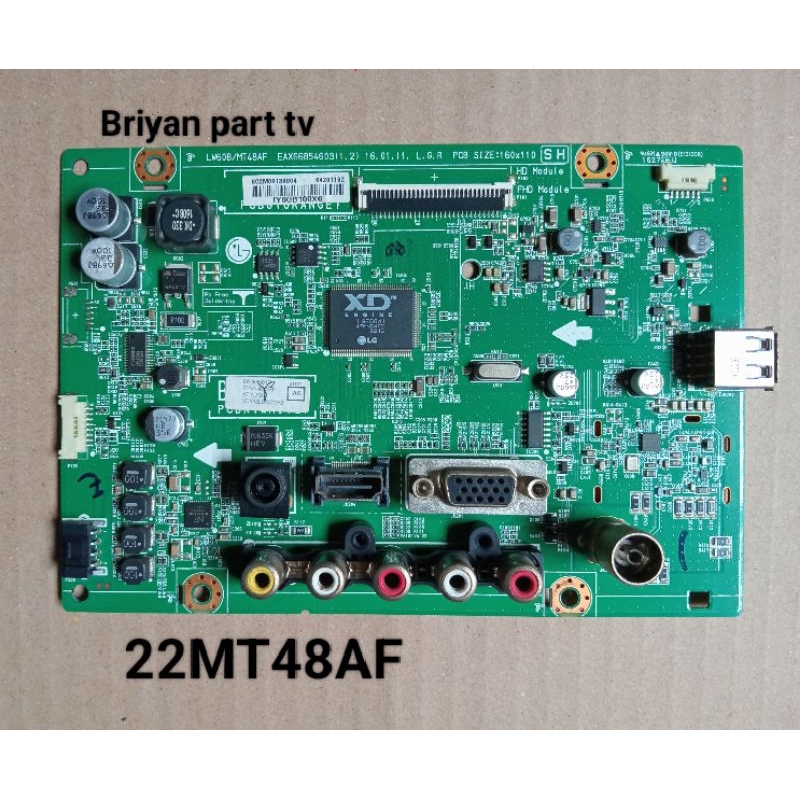 Mb Mainboard tv LG 22MT48AF