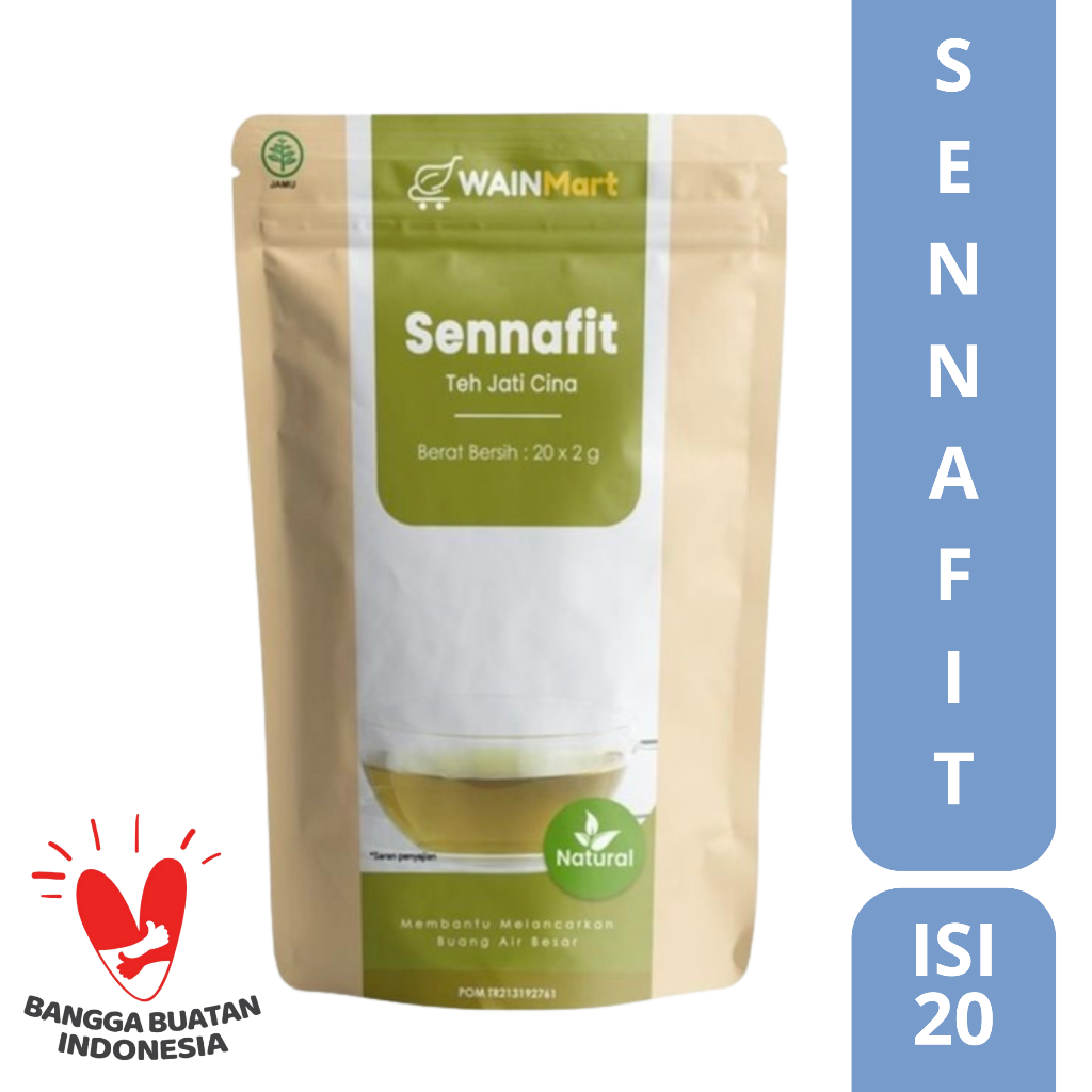 Pelangsing Viral di Tiktok SENNAFIT SLIMMING TEA - TEH PELANGSING HERBAL (free emas)