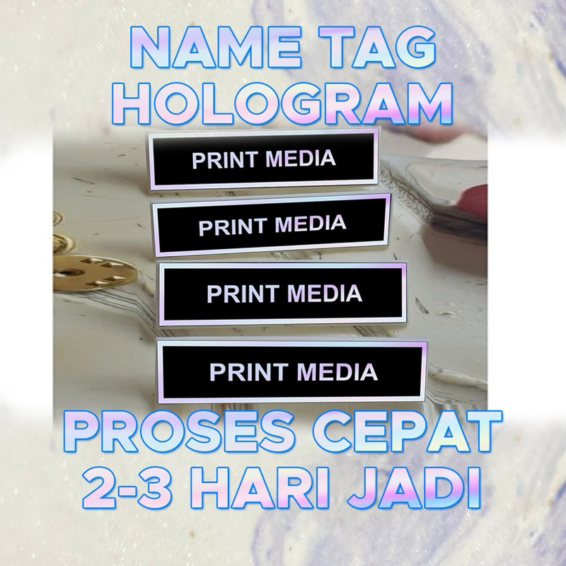 

nametag akrilik/nametagmurah/nametag hologram/Nametag resin/akrilik/kuningan