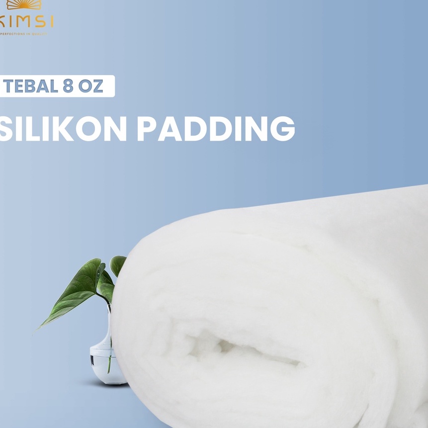FG2 Silikon dacron padding lembaran tebal 8Oz meteran termurah 1 meter