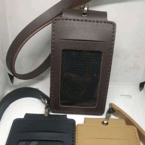 

Id card nametag holder double flip magnet produksi sendiri design terbaik