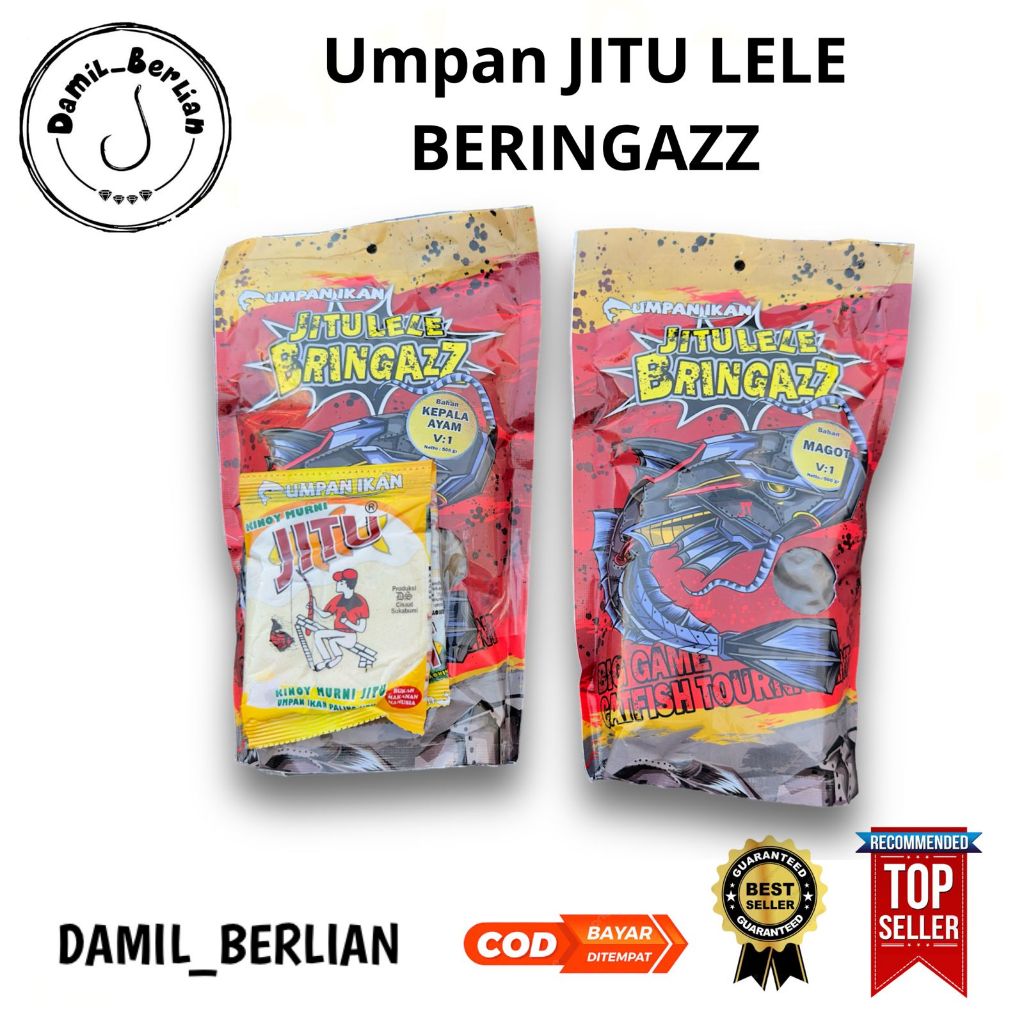 UMPAN IKAN JITU LELE BRINGAZZ GROSIR DAMIL BERLIAN
