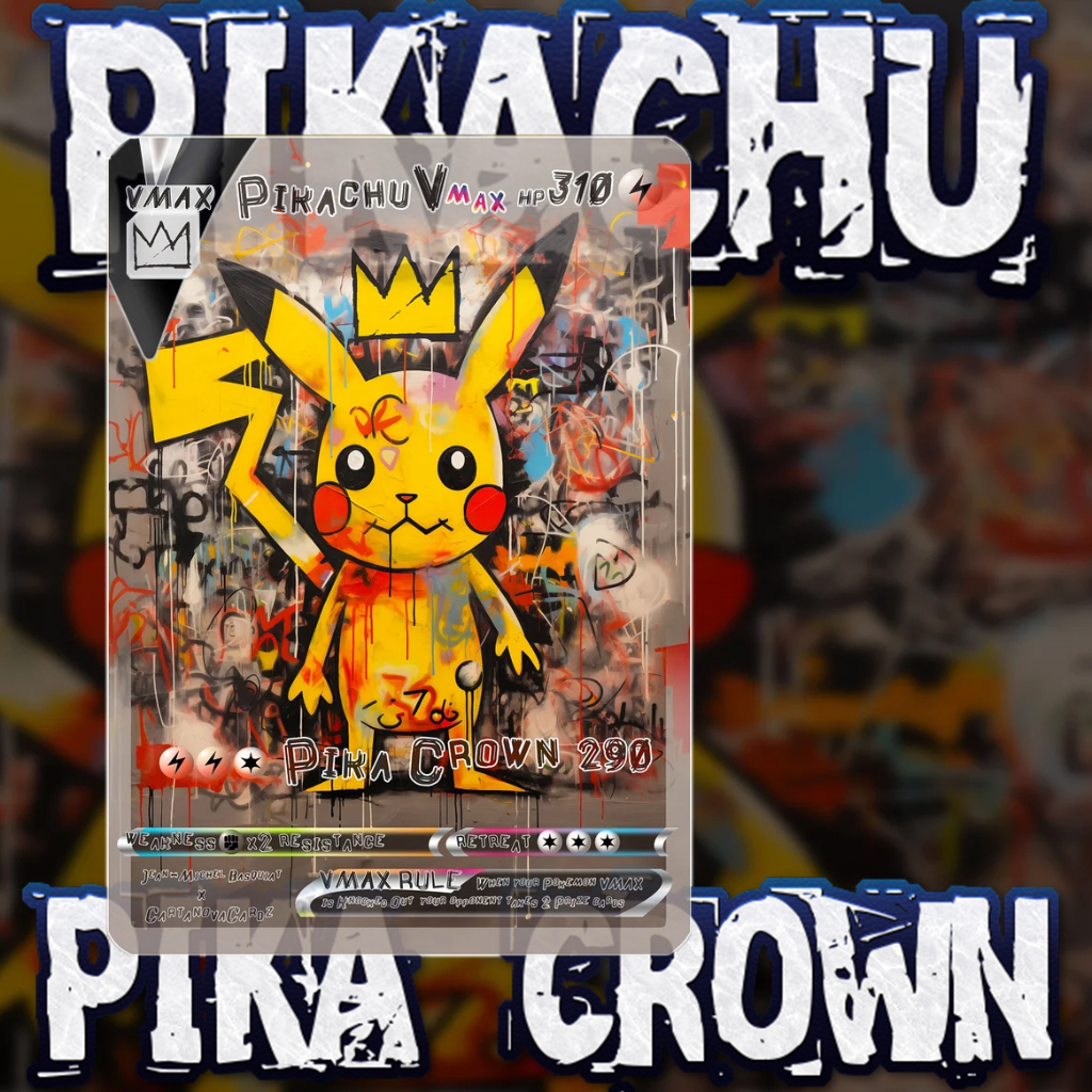 KARTU POKEMON TCG HOLOGRAM SPECIAL (VMAX) - PIKACHU PIKA CROWN