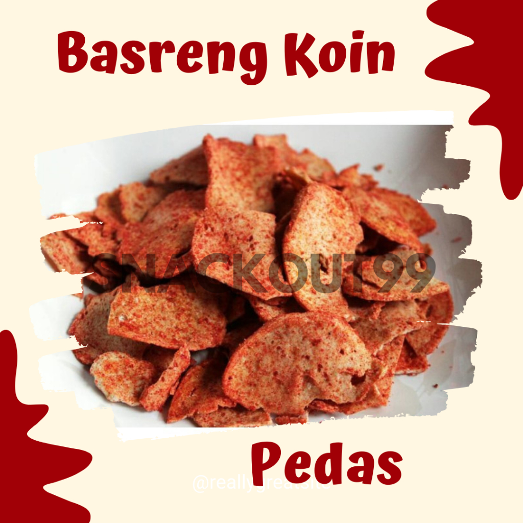 

Basreng Koin Pedas 250 gram - 1 kg Termurah Terenak