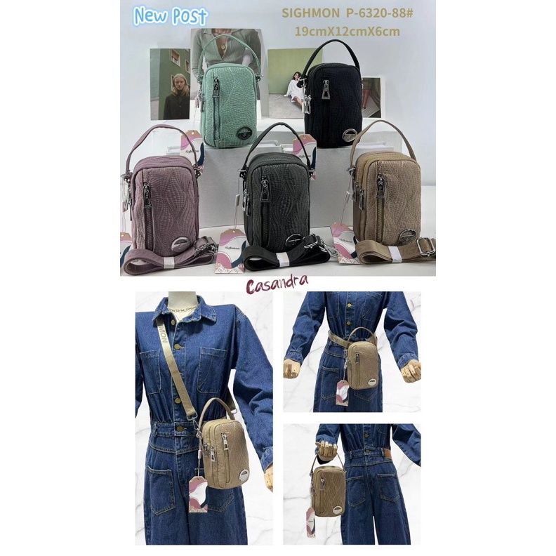 MEGA Tas sighmon 632 kanvas bordir baru