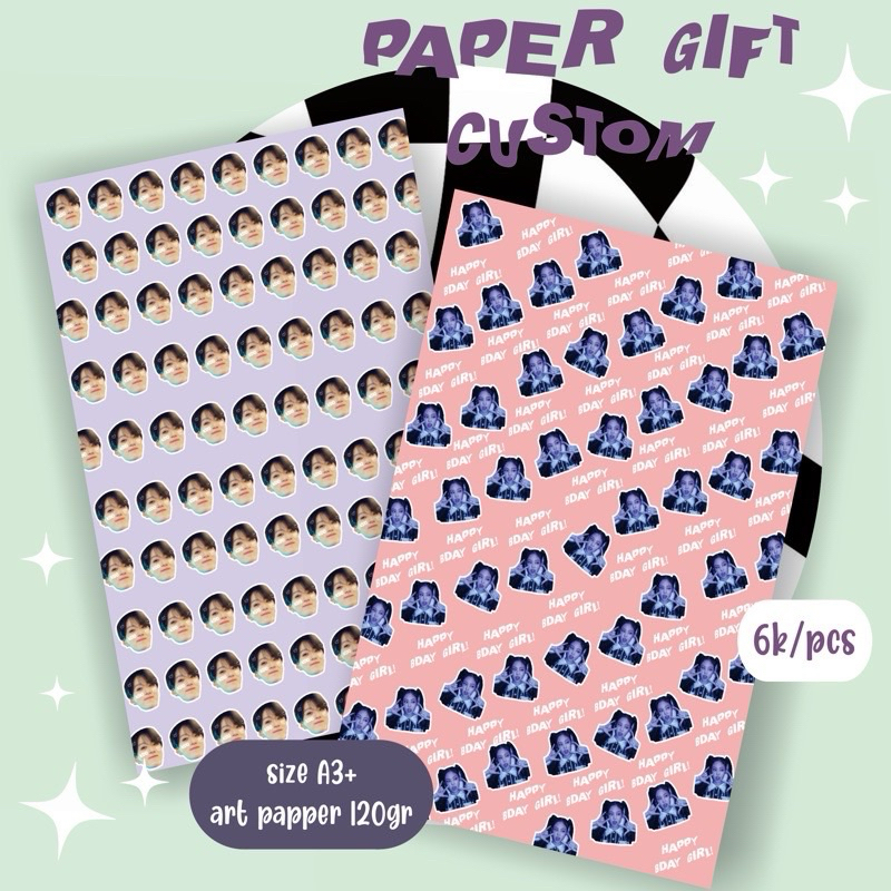 

Kertas Kado Papper Gift Custom Gift idea