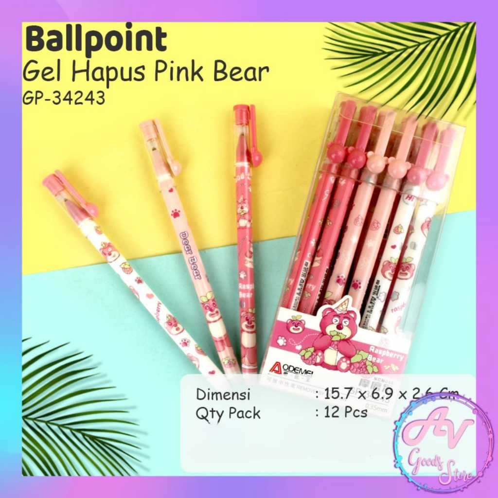 

PULPEN HAPUS FANCY AODEMEI (12pcs) / 1Lusin ERASABLE PEN ODEMEI / Pulpen bisa di hapus / Ballpoint Hapus