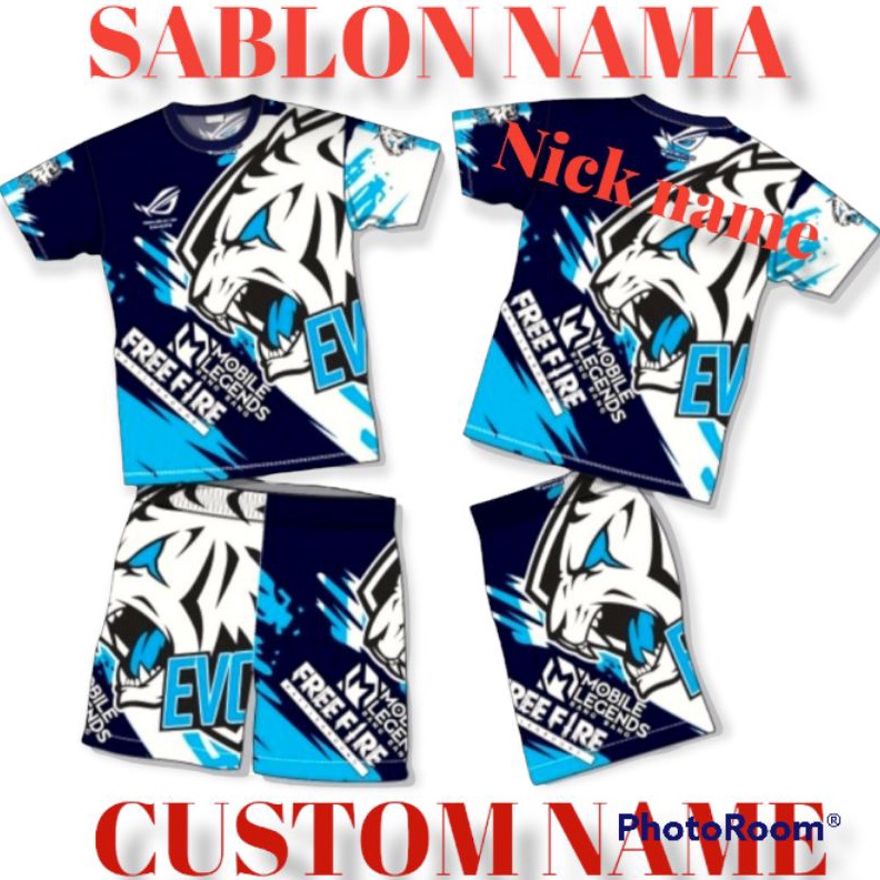 WAH SETELAN BAJU JERSEY GAMING FF ANAK ANAKSETELAN BAJU JERSEY GAMING ML ANAK ANAK
