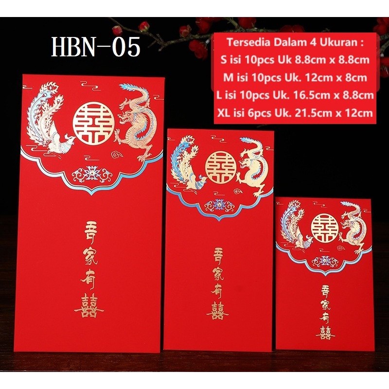 

TERBATAS Angpao Wedding JUMBO XL Amplop Merah Angpau Nikah Pernikahan