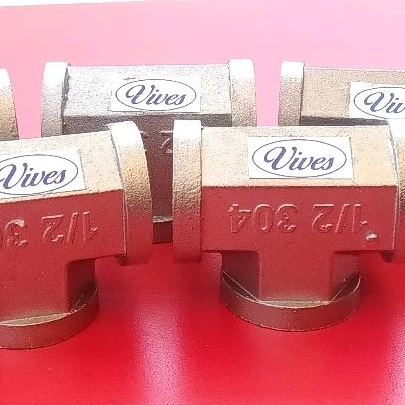 VIVES Sambungan Kran Stainless nepel T sambungan pipa kran air (034-05-11)