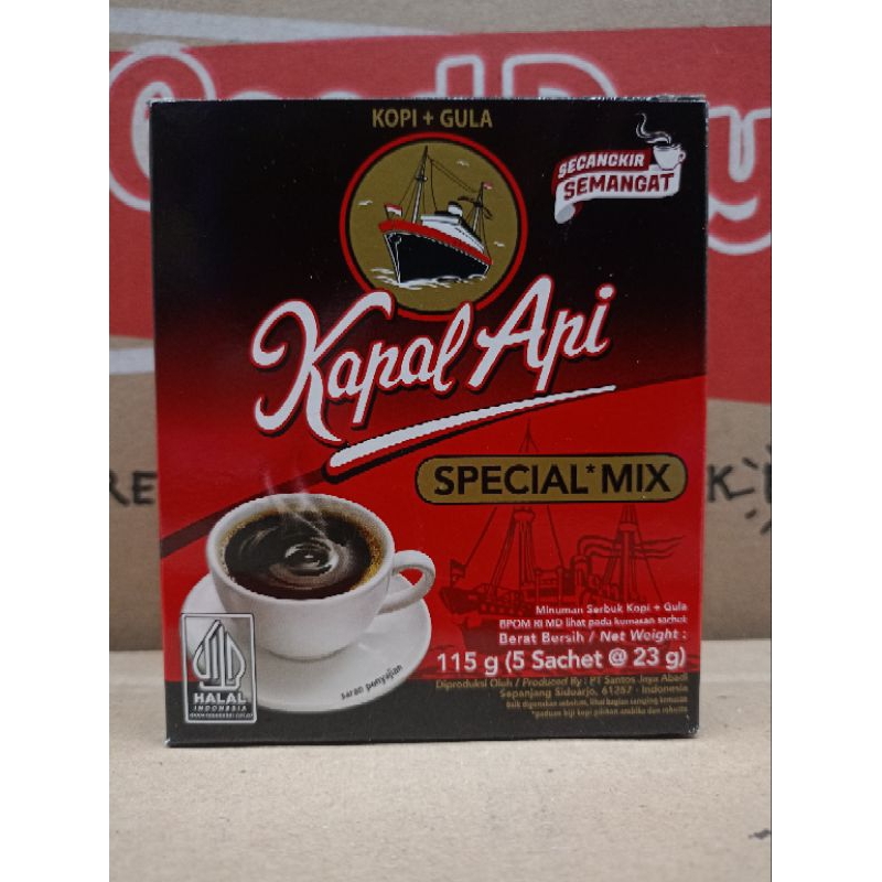 

Kapal api Kopi instan Spesial mix 5x23gr Box