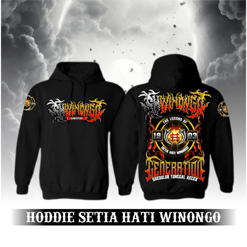 Hoodie PSHW Winongo The Legend Of Pshw Winongo 1903 Sablon Dtf Ninety Nine