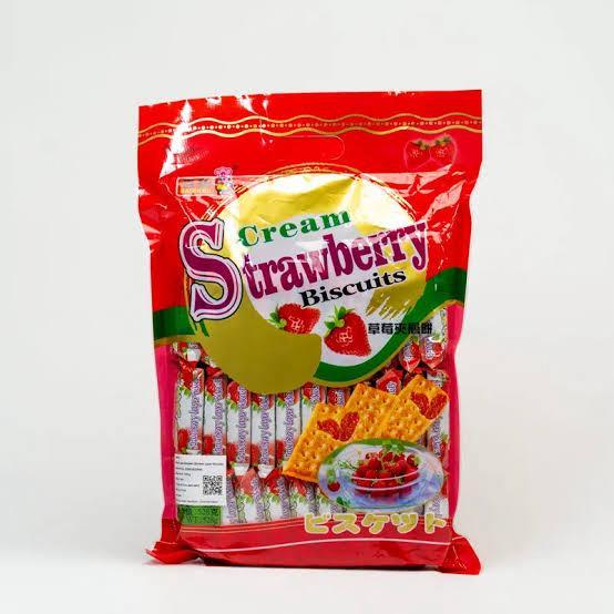 

Bairong Strawbery Layer Biscuits 528g Biskuit Lapis Stroberi