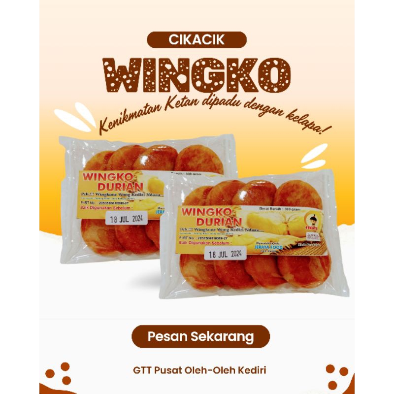 

Wingko Ketan Durian|Cikacik