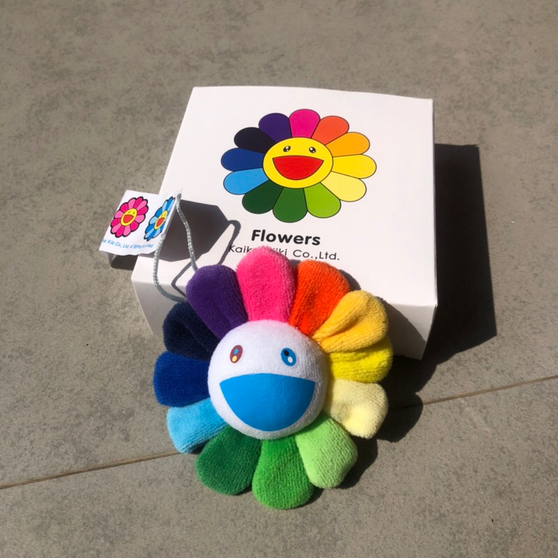 MURAKAMI FLOWER KEY CHAIN PIN GANTUNGAN BAG CHARM JENNIE BLACKPINK GANTUNGAN KUNCI KAIKIKI