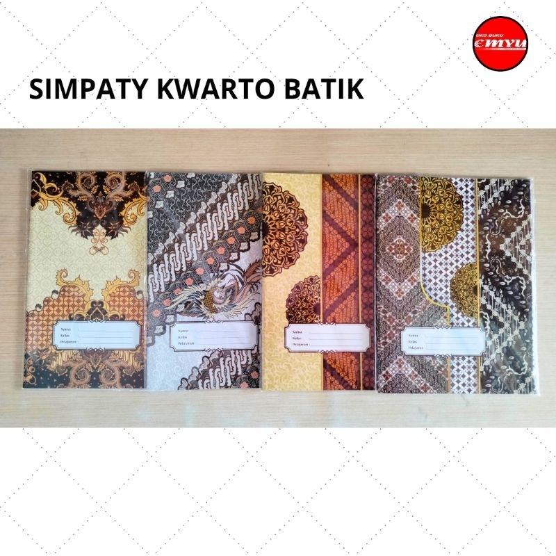 

Sampul Buku Simpaty Motif Batik Isi 20 Lembar