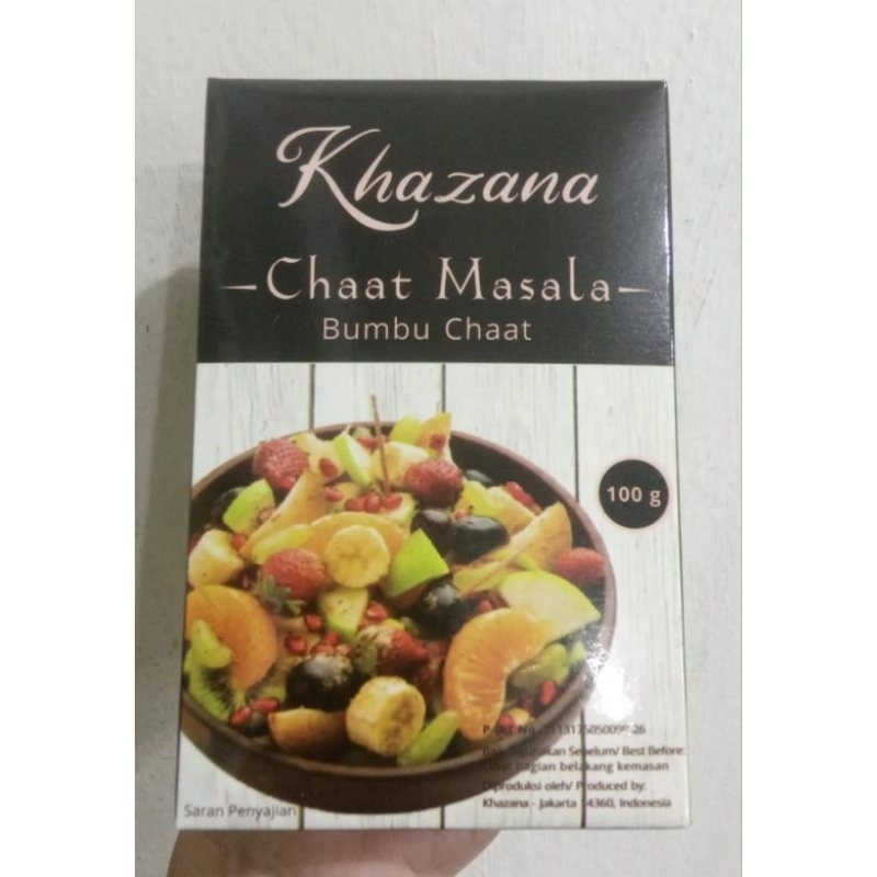 

Bumbu Chaat / Chaat Masala Khazana 100gram