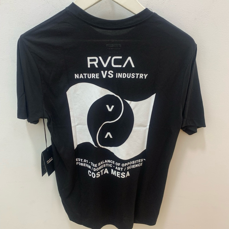Kaos Sport Pria Rvca Original Balance Banner Kvjo New