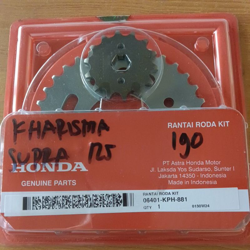 Rantai Roda Kit / Gear set 06401-KPH-881