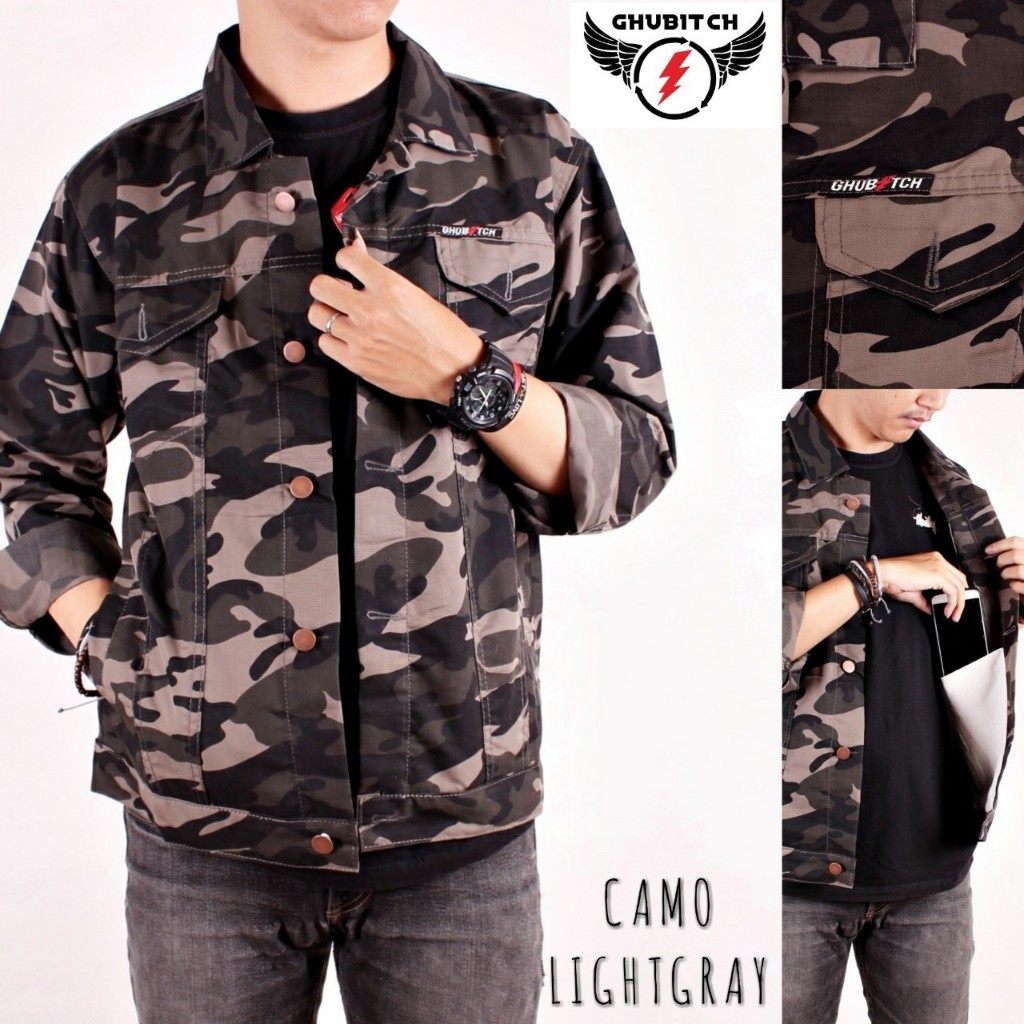 JAKET LORENG / SEMI PARKA CAMO ARMY ORIGINAL