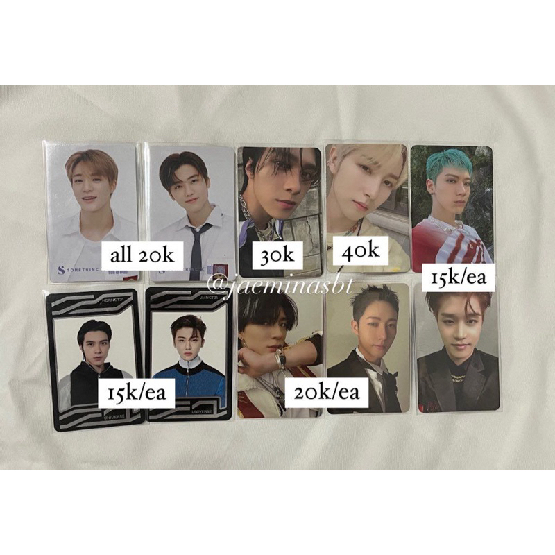 photocard pc nct taeil resonance pt.2 arrival renjun hello future glitch mode jeno hot sauce ten hen