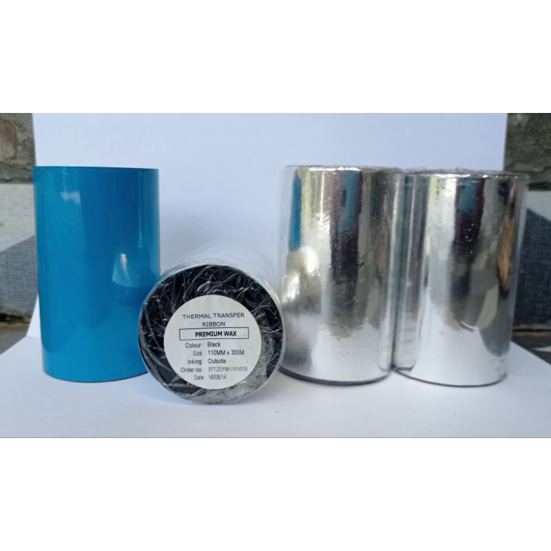 RIBBON BARCODE PREMIUM WAX UKURAN 110 X 300 METER