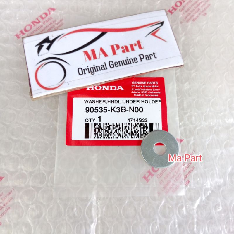 RING WASHER DUDUKAN HOLDER HANDLE BAWAH STANG STIR CB150X CB150 X CB 150X 2022 ORIGINAL 90535K3BN00