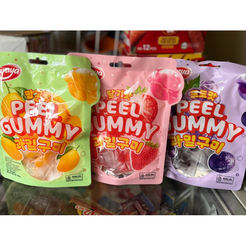 

Naraya Peel Gummy jelly kupas aneka rasa 80gr