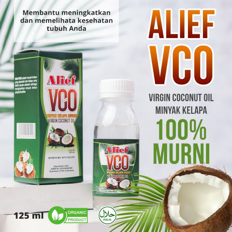 

MINYAK VCO ALIEF Virgin Coconut OIL Murni 125ml