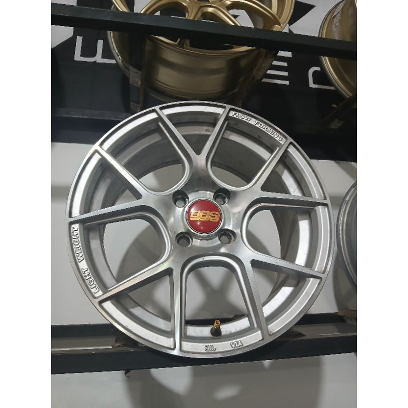 Velg racing seken BBS Ring 15 lebar 7 lubang baud 4x100 ET35 cocok di agya ayla brio mobilio vios et