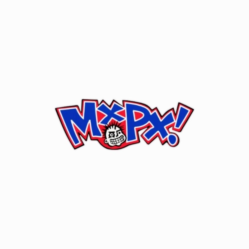 

sticker MXPX band logo punk rock stiker