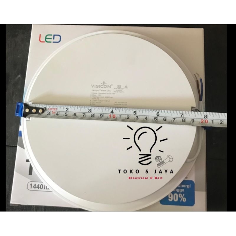 downlight visicom 18 watt / lampu downlight 18 watt / lampu downlight 8 inch / lampu visicom
