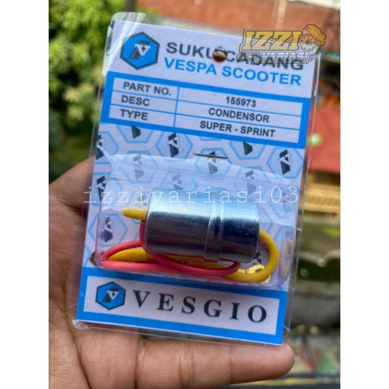 Kondensor Vespa Super Sprint Vesgio Original Condensor Vespa Super Sprint