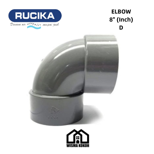 RUCIKA KENI / ELBOW PVC 8" (Inch) D