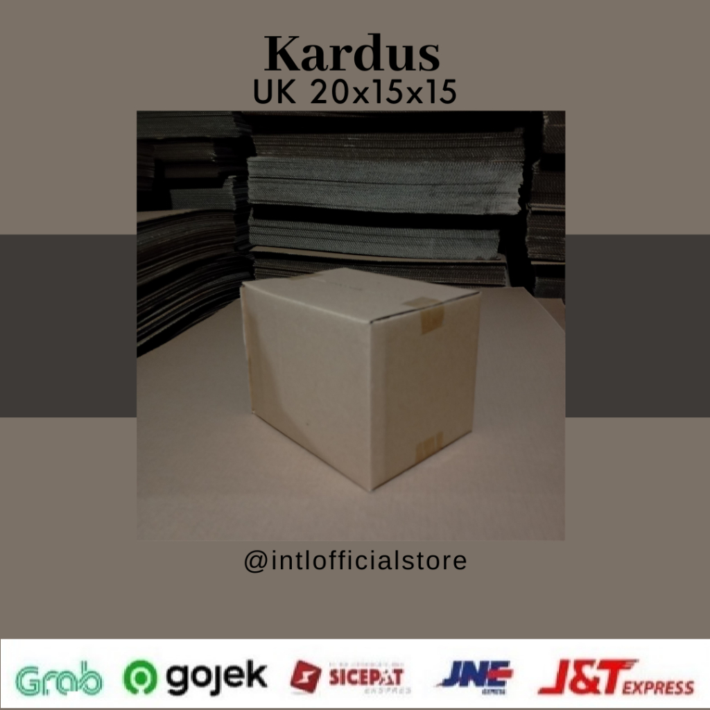 

Kardus Box Karton UK 20x15x15